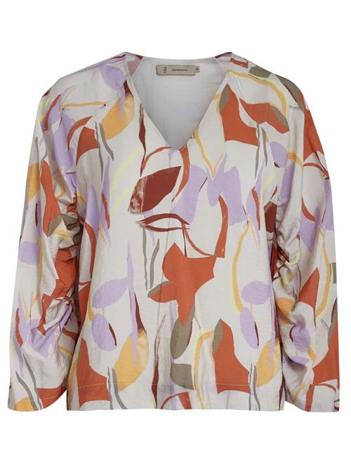 Peppercorn Bluse 'Tracy'  creme / oliven / lilla / orange