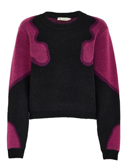 Peppercorn Pullover 'Jayda'  mørkelilla / sort