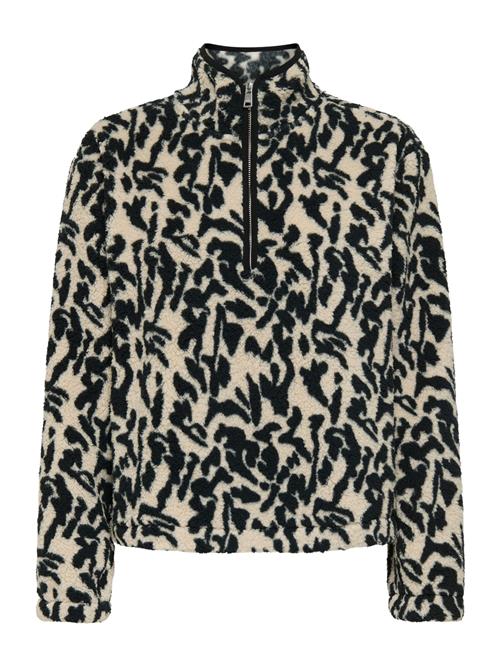 ONLY Sweatshirt 'ONLNew'  beige / sort