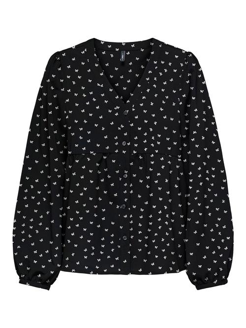 ONLY Bluse 'ONLNova'  sort / hvid