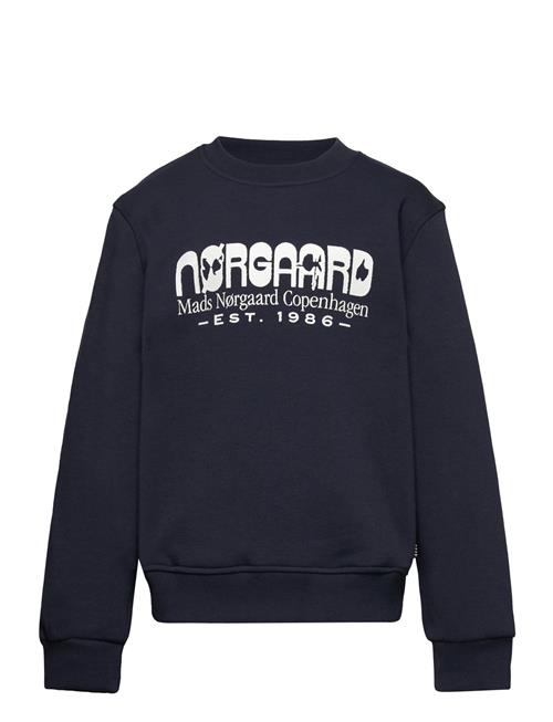 Organic Sweat Solo Sweatshirt Mads Nørgaard Navy