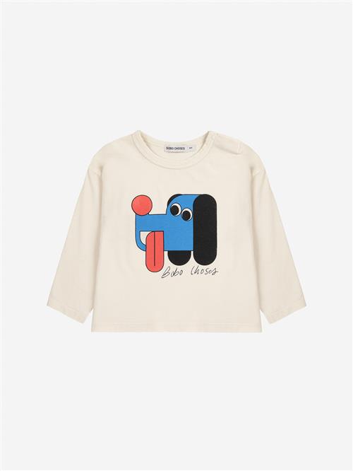 Bobo Choses Doggy Mate T-shirt White White 18 Months  Hvid  18 måneder  Unisex