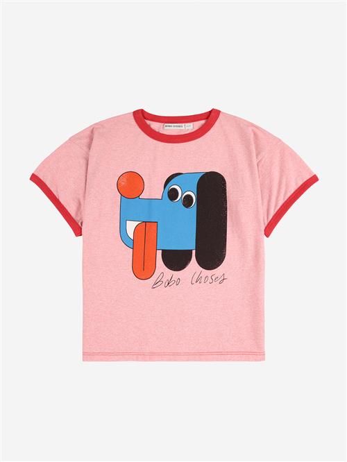 Bobo Choses Doggy Mate Langærmet T-shirt Red Red 10-11 Years  Rød  10-11 år  mand
