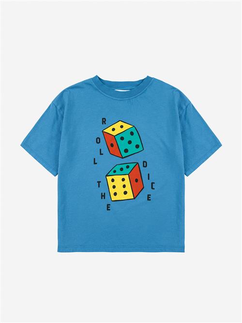 Bobo Choses Roll The Dice T-shirt Blue  Blue 12-13 Years  Blå  12-13 år  mand