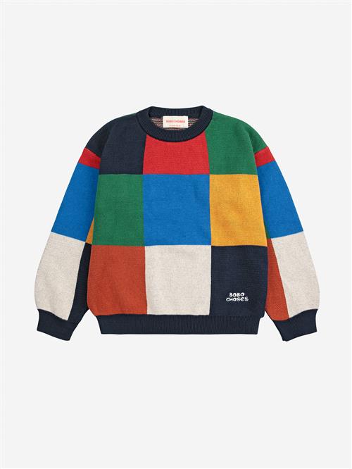 Bobo Choses Multicolor Tiles Jumper Multicolor  Multicolor 6-7 Years  Rød  6-7 år  mand
