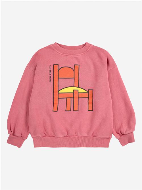 Bobo Choses Chair Sweatshirt Pink  Pink 6-7 Years  Lyserød  6-7 år  kvinde