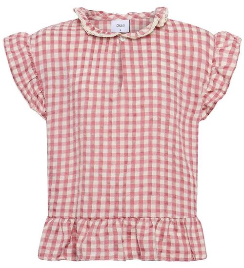 Grunt Top - GrArte - Rosa/Hvidternet