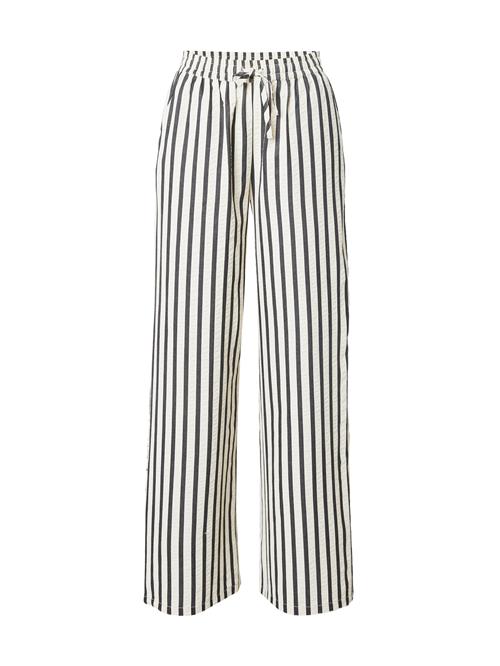 Lollys Laundry Bukser 'Rita'  creme / sort