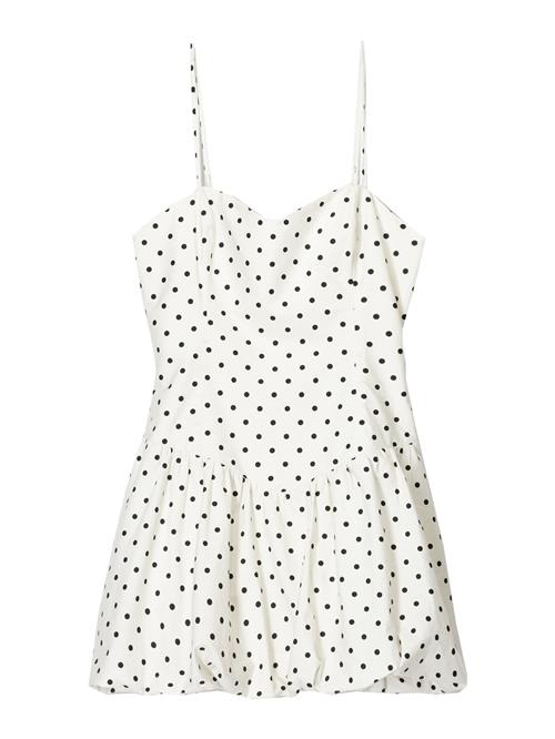 Bershka Sommerkjole  elfenben / sort