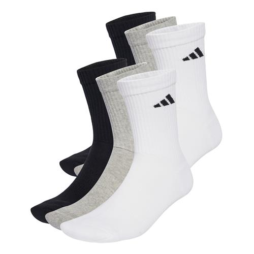 ADIDAS PERFORMANCE Sportssokker 'Cushioned Crew 6 Pairs'  grå-meleret / sort / hvid