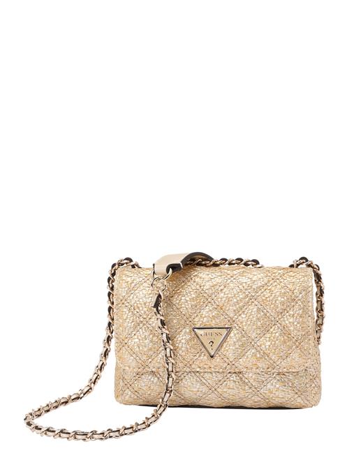GUESS Skuldertaske 'GIULLY II MINI 2 COMP CVRT FLP'  guld