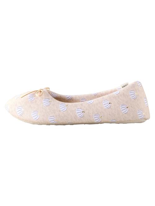 Next Hjemmesko 'Pumkin'  beige-meleret / kastaniebrun / gul / lilla