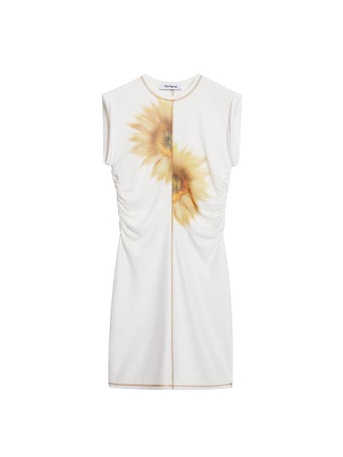 Desigual Kjole  gul / hvid
