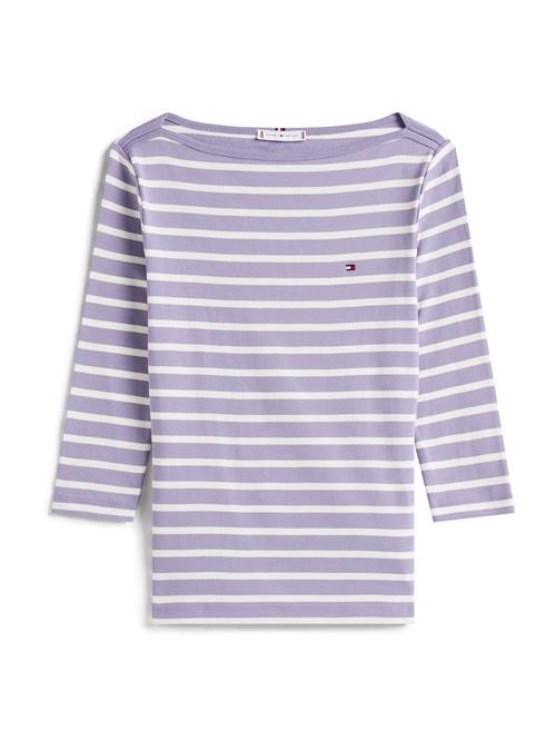 Se TOMMY HILFIGER Shirts 'NEW CODY'  lilla / hvid ved About You