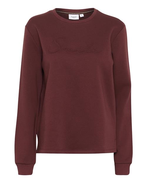 SAINT TROPEZ Sweatshirt 'LyonaSZ'  mørkebrun