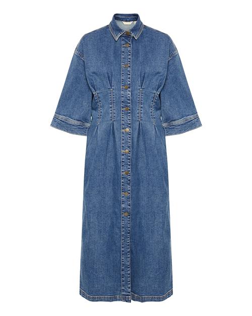 CULTURE Kjole  blue denim