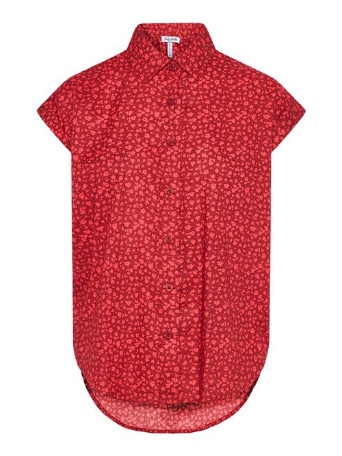 Funky Buddha Bluse  rød / mørkerød