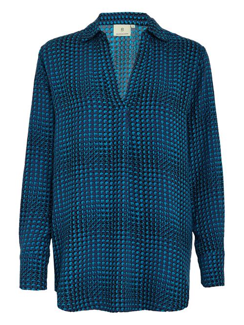 Peppercorn Bluse 'Palmer'  blå / royalblå / sort
