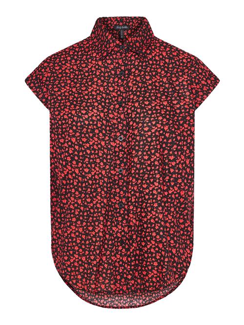 Funky Buddha Bluse  rød / sort
