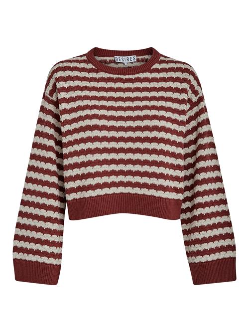 DESIRES Pullover 'Pam'  creme / rustbrun