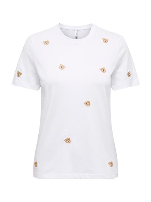 ONLY Shirts 'ONLKETTY'  beige / hvid
