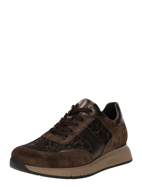 GABOR Sneaker low  brun / mørkebrun