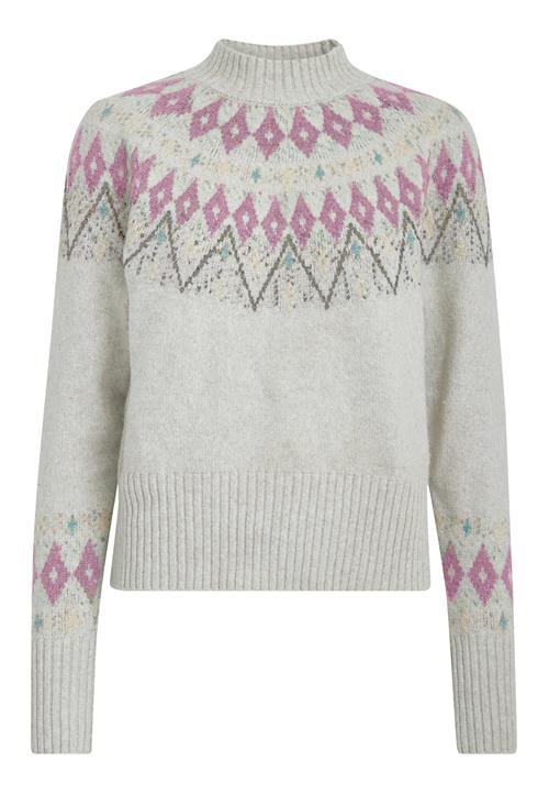 DESIRES Pullover 'Sutton'  creme / sand / lyseblå / pink