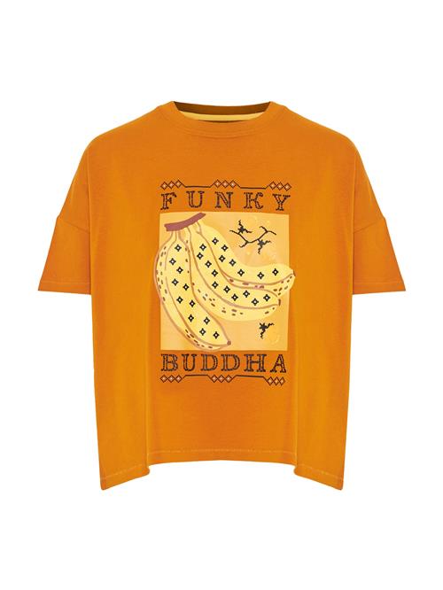 Funky Buddha Shirts  gylden gul / mørkegul / sort