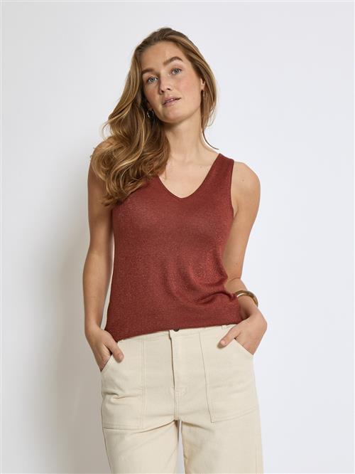 minus Sticktop 'Carli'  rustrød