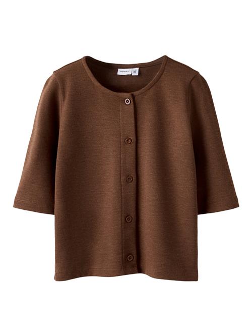 NAME IT Kortærmet Cardigan Linissi Cappuccino