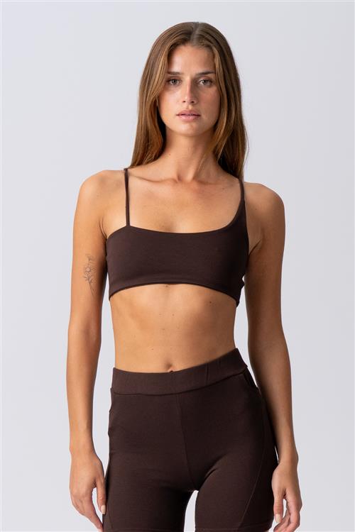 Alisa Mini Top - Brun - L - TeeShoppen