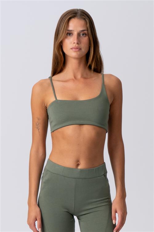 Alisa Mini Top - Khaki - S - TeeShoppen