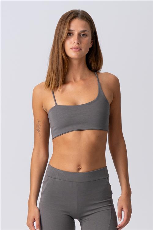 Alisa Mini Top - Grå - L - TeeShoppen