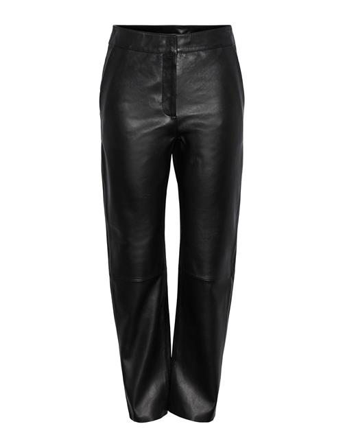 Yasline Hmw Leather Pant Noos YAS Black