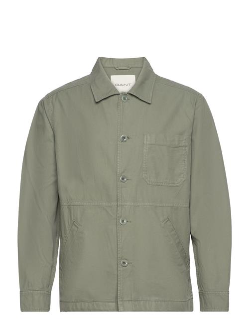Gmnt Dyed Overshirt GANT Khaki