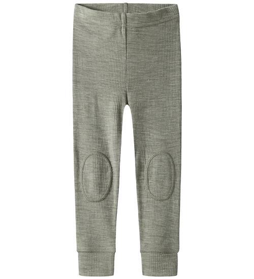 Name It Leggings - Uld - Rib - Noos - NmnWax - Dried Sage