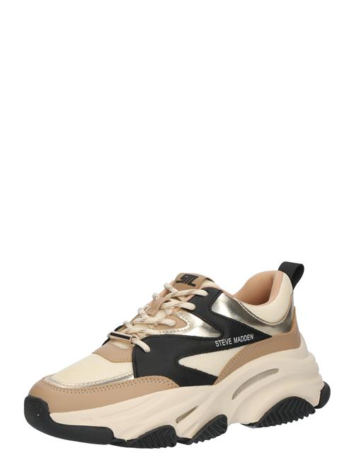STEVE MADDEN Sneaker low 'Progressive'  beige / lysebrun / sort / sølv