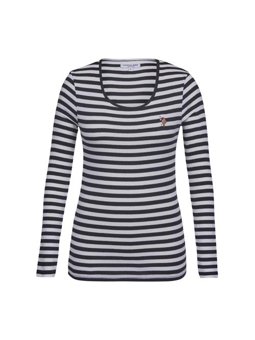 U.S. POLO ASSN. Shirts 'Chanett'  sort / hvid