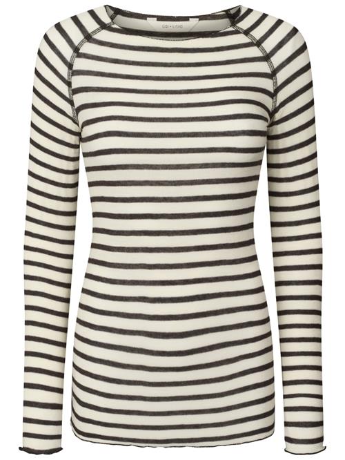 Se Gai+Lisva Shirts 'Amalie'  antracit / offwhite ved About You