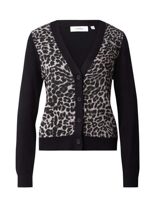 COMMA Cardigan  grafit / lysegrå / sort