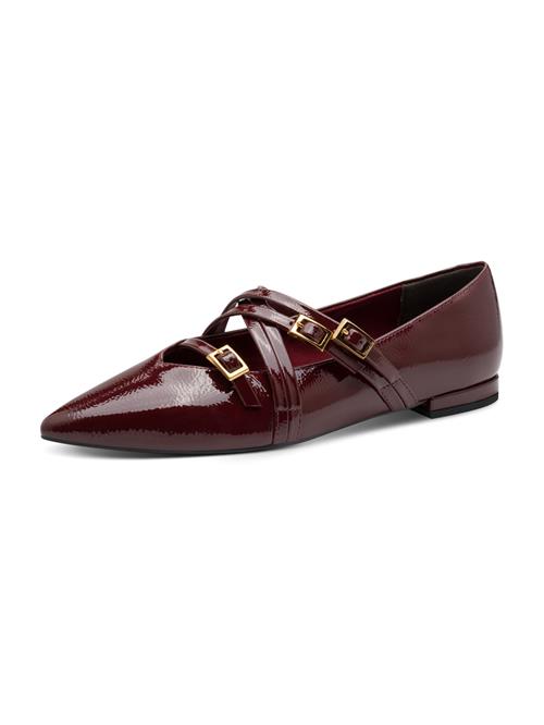 Tamaris Ballerinasko med rem  merlot