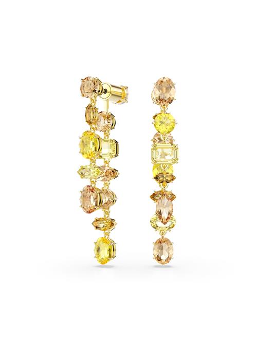 Swarovski Øreringe 'Gema'  lysebrun / gul