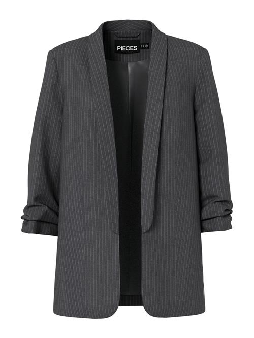 PIECES Blazer 'PCBOSELLA'  antracit / hvid