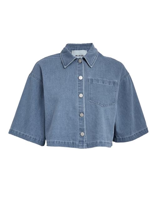 minus Bluse 'Evina'  blue denim
