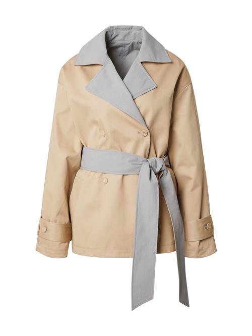 Monki Overgangsfrakke  beige / grå