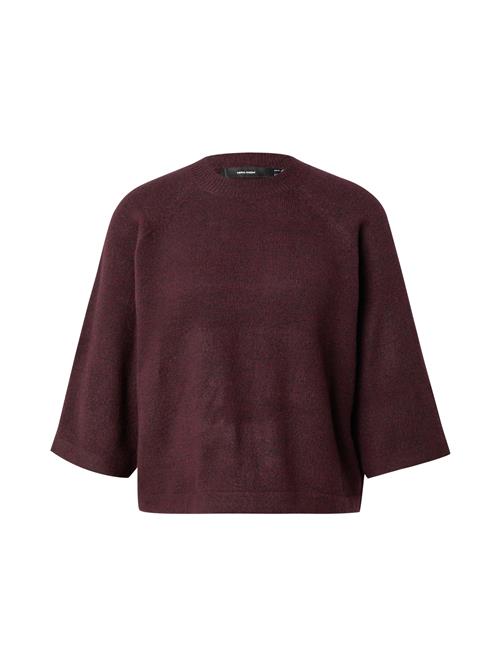 VERO MODA Pullover 'VMLefile'  vinrød
