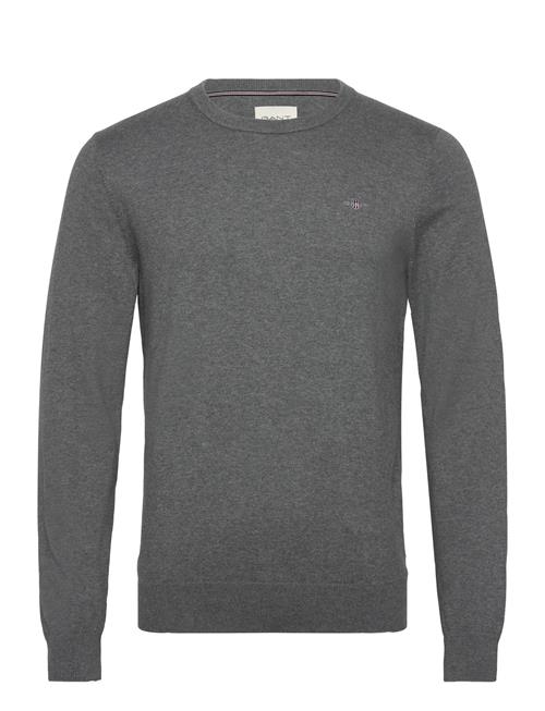 Shield Cotton C-Neck GANT Grey