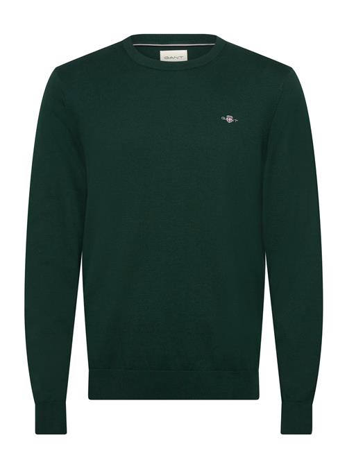 Shield Cotton C-Neck GANT Green