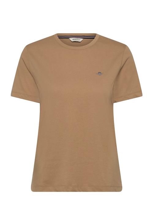 Reg Shield Logo Ss T-Shirt GANT Beige