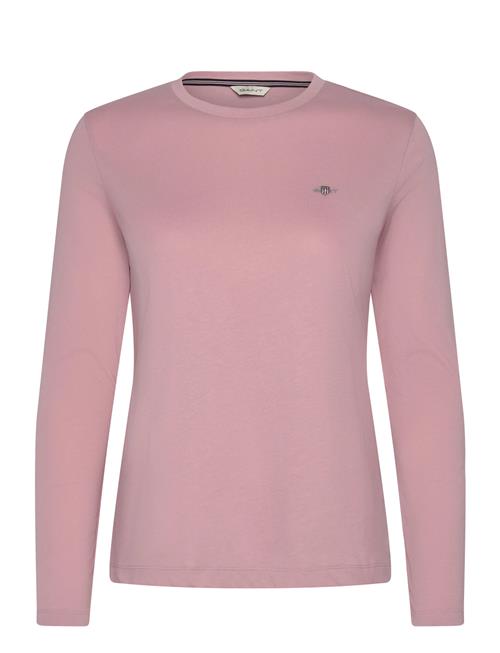 Reg Shield Logo Ls T-Shirt GANT Pink